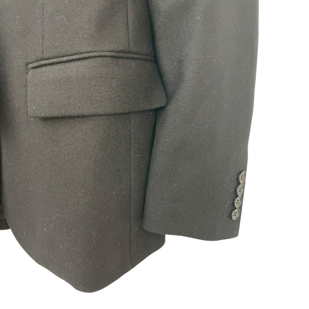 Uniqlo Tweed Tailored Women’s Wool Jacket Black 1 Button Size Small NWT - Picture 4 of 6